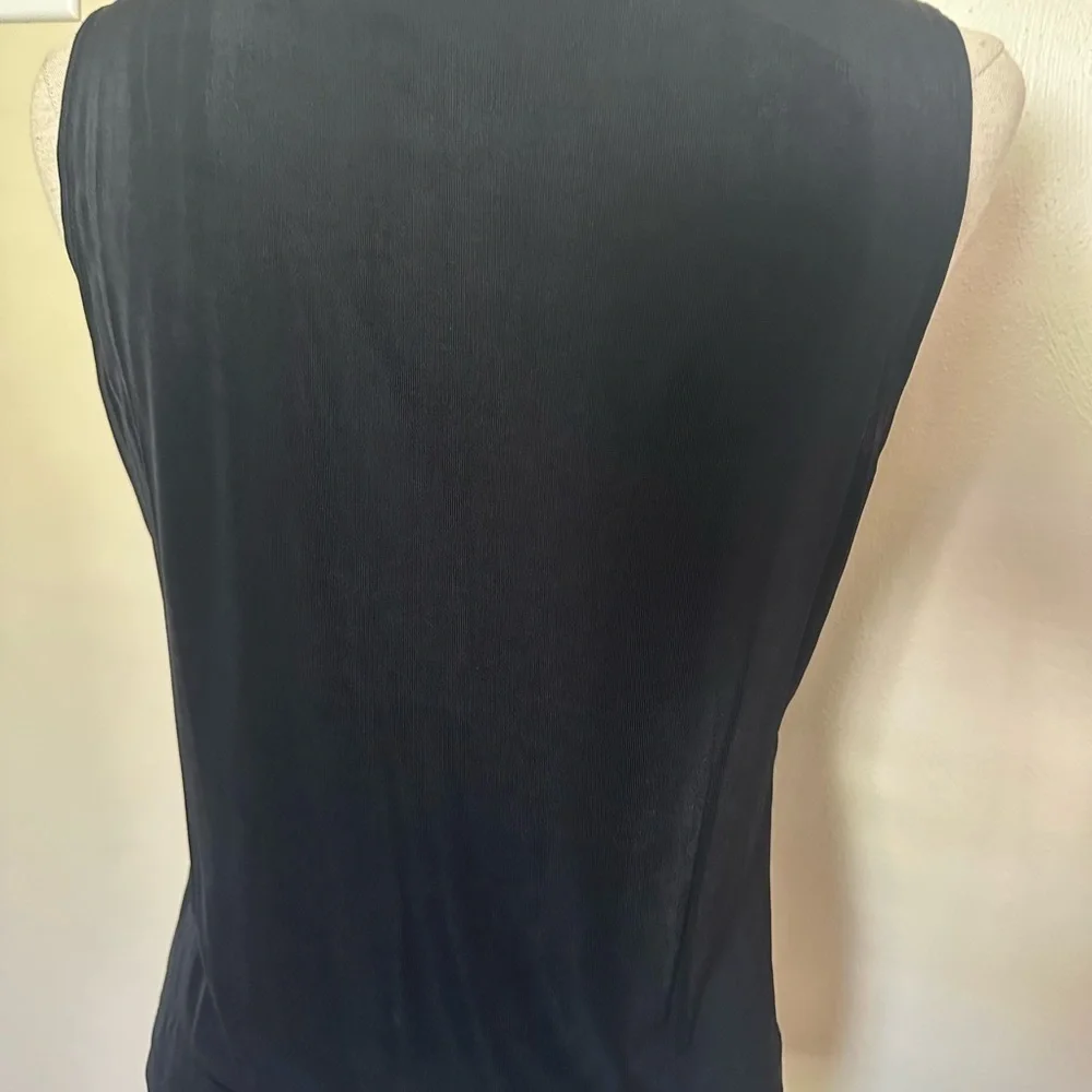 Ruby Rd. Slinky Basic Black Tank - Picture 3 of 5